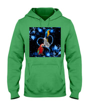 Load image into Gallery viewer, Lovely Phone Case Twinkling Blue Heart Gift For Parrots Lovers Hoodie