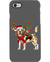 Load image into Gallery viewer, Beagle Gorgeous Reindeer Xmas Lights Gift For Dog Lovers Phone case