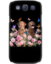 Load image into Gallery viewer, Gift For Dog LoversChesapeake Bay Retriever With Peonies Phone case