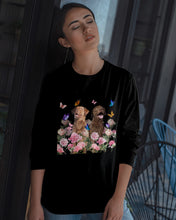 Load image into Gallery viewer, Gift For Dog LoversChesapeake Bay Retriever With Peonies Unisex Long Sleeve