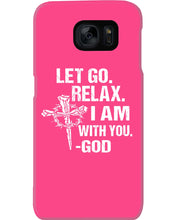 Load image into Gallery viewer, Let You Relax I Am With You Gray Background Phone case