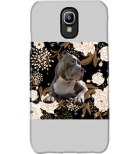 Load image into Gallery viewer, Gift For Dog Lovers Pitbull Bright Peonies Phone case