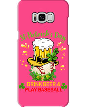 Load image into Gallery viewer, Baseball Drink Beer Day St Patrick's Day Gift For Baseball Lovers Phone case