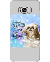 Load image into Gallery viewer, Angels And Shih Tzu Are Not Different Gift For Dog Lovers Phone case