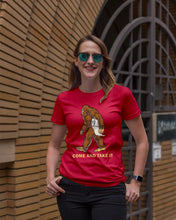 Load image into Gallery viewer, Bigfoot Come And Take It Simple Custom Design Ladies Tee