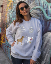 Load image into Gallery viewer, Funny Unicorn Difference Between Your Regular Aunt And My Dutch Aunt Sweatshirt