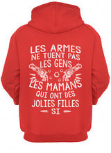 Load image into Gallery viewer, Les Armes Ne Tuent Pas Les Gens Les Mamans Qui Ont Des Gift For Mom Hoodie