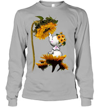 Load image into Gallery viewer, Elephant Sunflower Special Custom Design For Cute Girls Unisex Long Sleeve