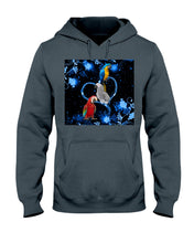 Load image into Gallery viewer, Lovely Phone Case Twinkling Blue Heart Gift For Parrots Lovers Hoodie