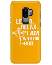 Load image into Gallery viewer, Let You Relax I Am With You Gray Background Phone case