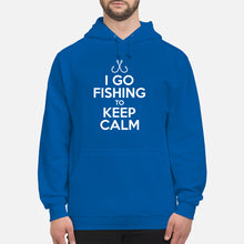 Load image into Gallery viewer, I Go Fishing To Keep Calm Gift For Fishing Lovers Hoodie