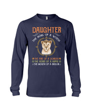 Load image into Gallery viewer, Daughter The Soul Of Witch The Fire Of Lioness Unisex Long Sleeve