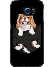 Load image into Gallery viewer, Cavalier King Charles Spaniel In Pocket - Dogs Lovers Gift Phone case