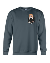 Load image into Gallery viewer, Cavalier King Charles Spaniel In Pocket - Dogs Lovers Gift Sweatshirt