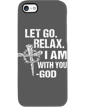 Load image into Gallery viewer, Let You Relax I Am With You Gray Background Phone case