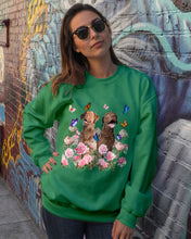 Load image into Gallery viewer, Gift For Dog LoversChesapeake Bay Retriever With Peonies Sweatshirt