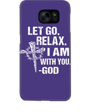 Load image into Gallery viewer, Let You Relax I Am With You Gray Background Phone case