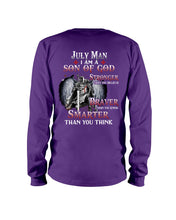 Load image into Gallery viewer, July Man Son Of God Birthday Meaningful Gift For Men Unisex Long Sleeve
