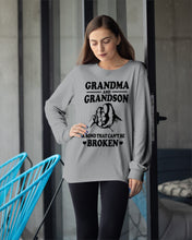 Load image into Gallery viewer, Grandma And Grandson A Bond That Can't Be Broken Custom Design Unisex Long Sleeve