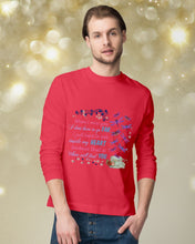 Load image into Gallery viewer, Butterflies When I Miss You I Just Have To Look Inside My Heart Gift For Lover Unisex Long Sleeve