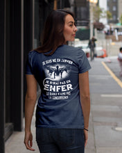 Load image into Gallery viewer, Je Suis Né El En Jarvier Enfer Le Diable N Aime Pas Birthday Gift Ladies Tee