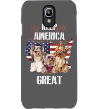 Load image into Gallery viewer, Keep America Great Yorkshire Terrier Gift For Dog Lovers Phone case