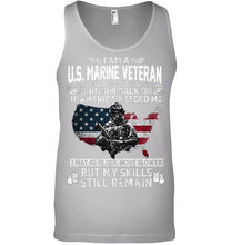 Load image into Gallery viewer, I Am A US Marine Veteran If America Needed Me Gift Unisex Tank Top