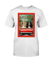 Load image into Gallery viewer, Cavalier Happy Holiday Gift For Dog Lovers Guys Tee