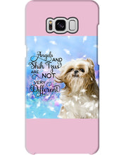 Load image into Gallery viewer, Angels And Shih Tzu Are Not Different Gift For Dog Lovers Phone case