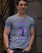 Load image into Gallery viewer, Everything Hurt And You Want Me To Smile Trending Guys V-Neck