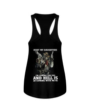 Load image into Gallery viewer, I'm Coming For You And Hell Is Coming With Me Ladies Flowy Tank