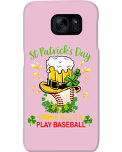Load image into Gallery viewer, Baseball Drink Beer Day St Patrick's Day Gift For Baseball Lovers Phone case