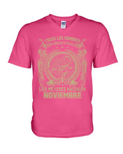 Load image into Gallery viewer, Los Mejores Nacen En Noviembre Gift For Men Guys V-Neck