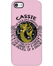 Load image into Gallery viewer, Gift For Cassie Girl The Soul Of A Mermaid Phone case