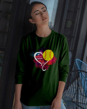 Load image into Gallery viewer, Lovely Phone Case My Heart Is On Field Gift For Softball Lovers Unisex Long Sleeve