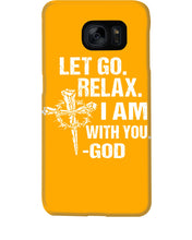 Load image into Gallery viewer, Let You Relax I Am With You Gray Background Phone case