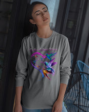 Load image into Gallery viewer, Hummingbirds Heart Shaped I Am A Simple Woman Gift For Mom Unisex Long Sleeve