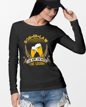 Load image into Gallery viewer, Beer Day Funny Gift For Son-In-Law The Man The Myth The Legend Unisex Long Sleeve