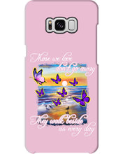 Load image into Gallery viewer, Butterfly Sunset On Beach Those We Love Don't Go Away Gift For Lover Phone case