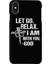 Load image into Gallery viewer, Let You Relax I Am With You Gray Background Phone case