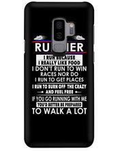 Load image into Gallery viewer, I Am A Runner I Run Because I Really Like Food Custom Design Phone case