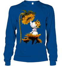 Load image into Gallery viewer, Elephant Sunflower Special Custom Design For Cute Girls Unisex Long Sleeve