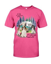 Load image into Gallery viewer, Cavalier King It's Who You Travel With Gift For Dog Lovers Guys Tee