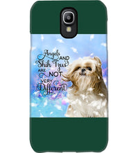 Load image into Gallery viewer, Angels And Shih Tzu Are Not Different Gift For Dog Lovers Phone case
