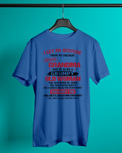 Load image into Gallery viewer, I Get My Attitude From My Freakin' Awesome Grandma Who Was Born In April Guys Tee