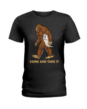 Load image into Gallery viewer, Bigfoot Come And Take It Simple Custom Design Ladies Tee
