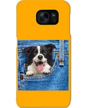 Load image into Gallery viewer, Border Collie In Denim Pocket Gift For Dog Lovers Phone case