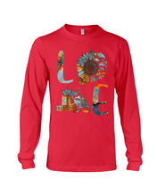 Load image into Gallery viewer, Love Trucker Simple Unique Custom Design For Personalized Job Gift Unisex Long Sleeve