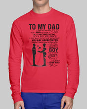 Load image into Gallery viewer, Giving For Dad Let You Know You're Appreciated Custom Design Unisex Long Sleeve