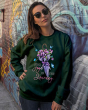 Load image into Gallery viewer, Butterflies Find Joy In The Journey Gift For Daughter Sweatshirt